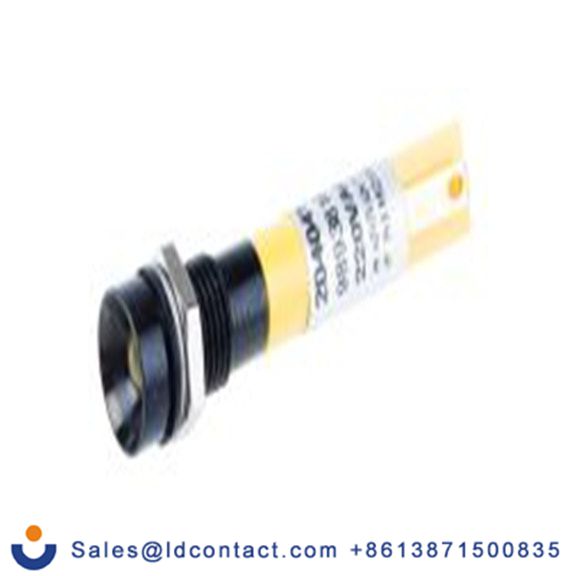 RS PRO 204-041  黄色 面板安装指示器, 230 V ac, 凹入式边框, 黑色边框