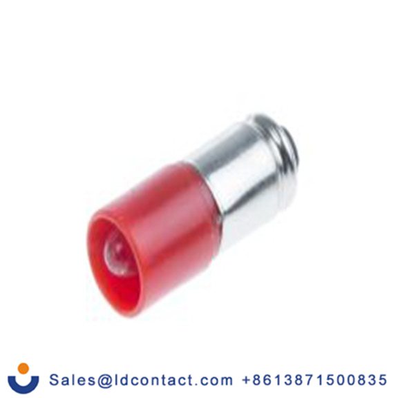 RS PRO 204-265  指示灯, 单芯片, 红色, 小型槽灯座, Φ6 mm, 16 mm长, 630 nm长, 12 V ac/dc