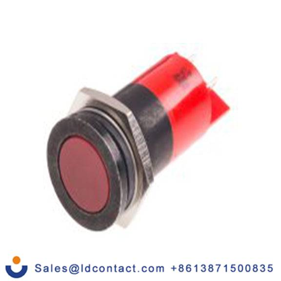 RS PRO 204-877  红色 面板安装指示器, 24 V ac/dc 焊接片端接, 平齐边框