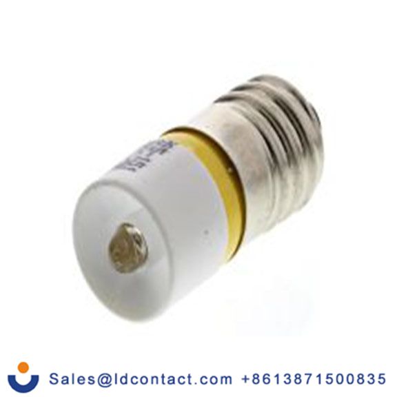 RS PRO 205-151  指示灯, 单芯片, 黄色, E10灯座, Φ10 mm, 25.25 mm长, 587 nm长