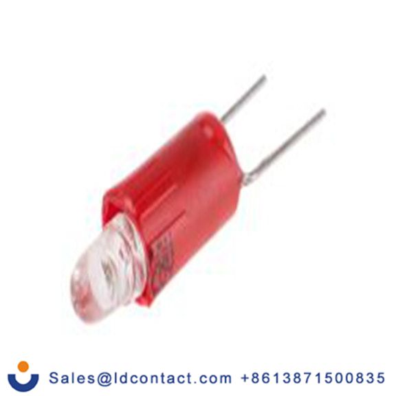 RS PRO 205-397  指示灯, 单芯片, 红色, Φ4.25 mm, 17 mm长, 630 nm长, 28 V ac/dc