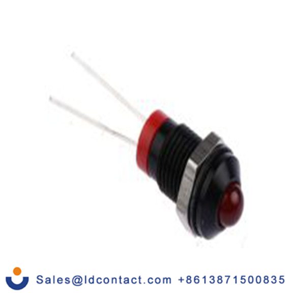 RS PRO 205-577  红色 面板安装指示器, 2 V dc, 凸型边框, IP40