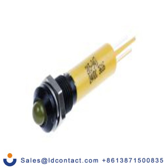RS PRO 205-943  黄色 面板安装指示器, 24 V dc 焊接片端接, 凸型边框