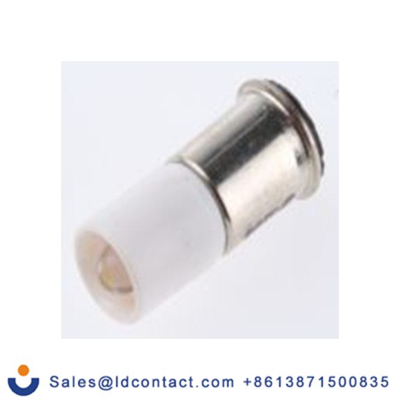 RS PRO 207-078  指示灯, 单芯片, 白色, Φ6 mm, 15.5 mm长, 24 V dc