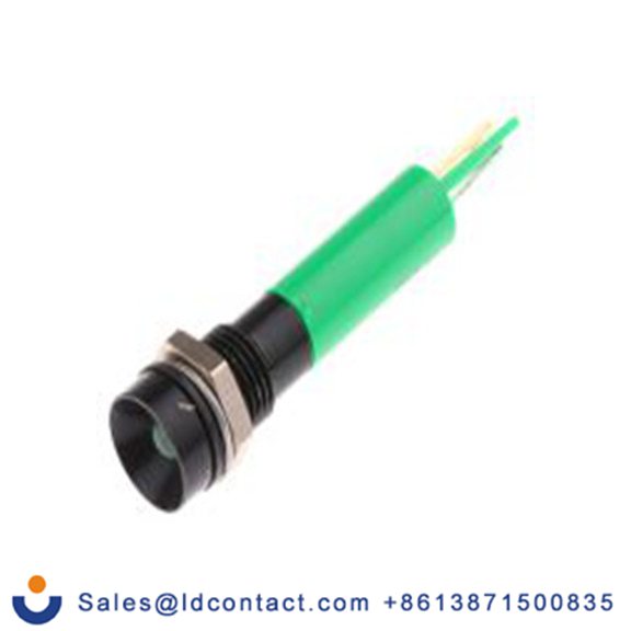 RS PRO 207-107  绿色 面板安装指示器, 110 V ac 焊接片端接, 凹入式边框, IP40