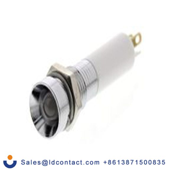 RS PRO 207-400  绿色, 黄色, 红色 面板安装指示器, 12 V dc 焊接片端接, 凹入式边框, 银色边框 面板安装