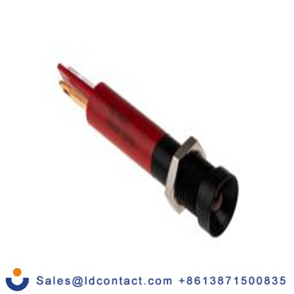 RS PRO 207-494  红色 面板安装指示器, 12 V dc 焊接片端接, 凹入式边框