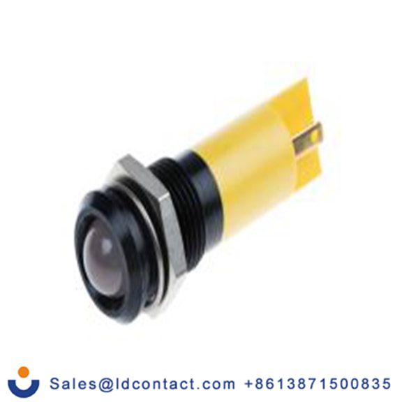 RS PRO 207-501  黄色 面板安装指示器, 24 V ac/dc 焊接片端接, 凸型边框, IP40