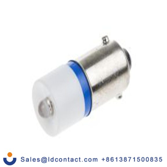 RS PRO 207-567  指示灯, 单芯片, 蓝色, BA9灯座, Φ10 mm, 24 mm长, 470 nm长