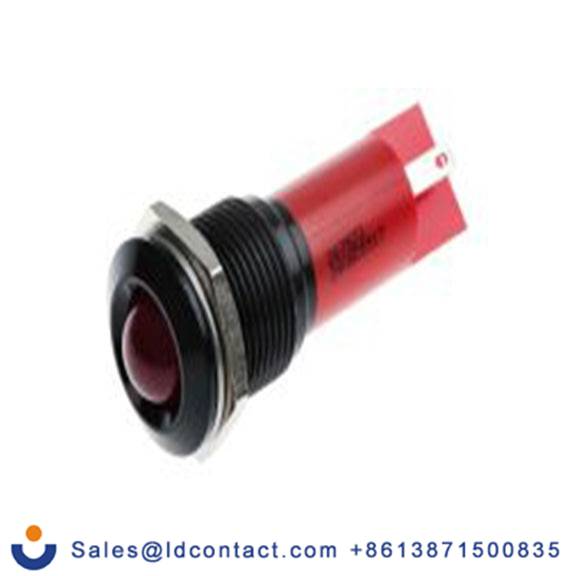 RS PRO 207-573  红色 面板安装指示器, 24 V ac/dc 焊接片端接, 凸型边框, IP65