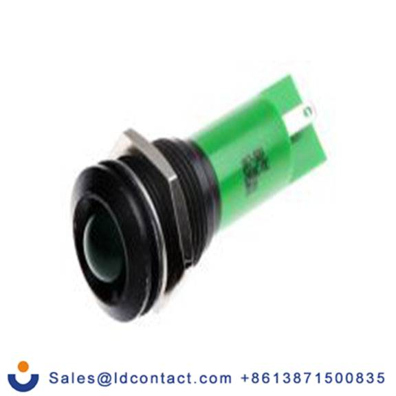 RS PRO 207-589  绿色 面板安装指示器, 24 V ac/dc 焊接片端接, 凸型边框