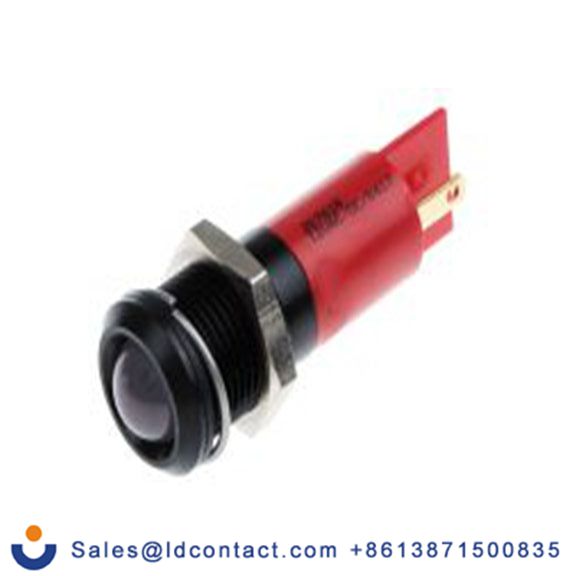 RS PRO 207-618  红色 面板安装指示器, 12 V 焊接片端接, 凸型边框, IP40