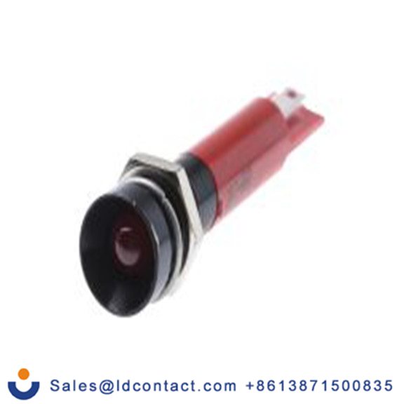 RS PRO 207-668  红色 面板安装指示器, 24 V dc 焊接片端接, 凹入式边框