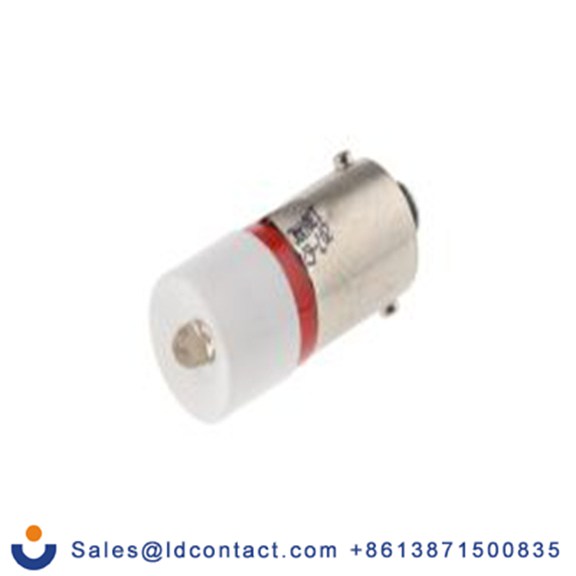 RS PRO 207-674  指示灯, 单芯片, 红色, BA9灯座, Φ10 mm, 24 mm长, 630 nm长, 130 V ac