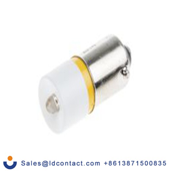 RS PRO 207-696  指示灯, 单芯片, 黄色, BA9灯座, Φ10 mm, 24 mm长, 587 nm长, 130 V ac