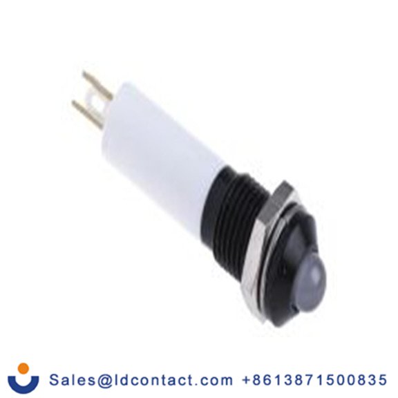 RS PRO 207-775  红色, 绿色, 黄色 面板安装指示器, 24 V dc 焊接片端接, 凸型边框, 黑色边框 面板安装, IP40