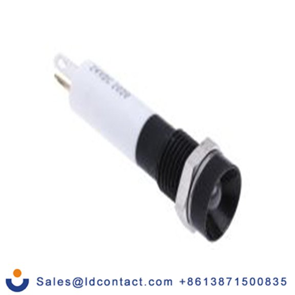 RS PRO 208-021  黄色, 绿色, 红色 面板安装指示器, 24 V dc 焊接片端接, 凹入式边框, 黑色边框 面板安装