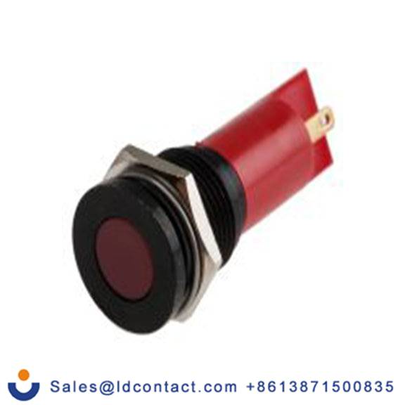 RS PRO 208-302  红色 面板安装指示器, 24 V ac/dc 焊接片端接, 平齐边框