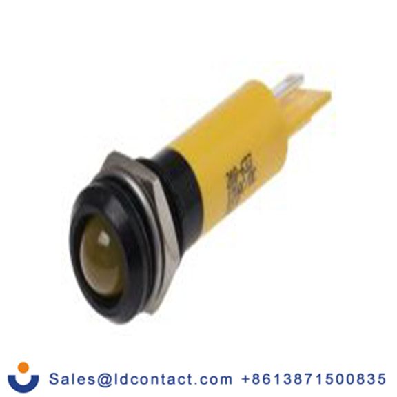 RS PRO 208-633  黄色 面板安装指示器, 12 V ac/dc 焊接片端接, 凸型边框, IP40