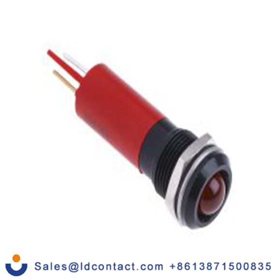 RS PRO 209-169  红色 面板安装指示器, 24 V ac/dc 焊接片端接, 凸型边框, IP40