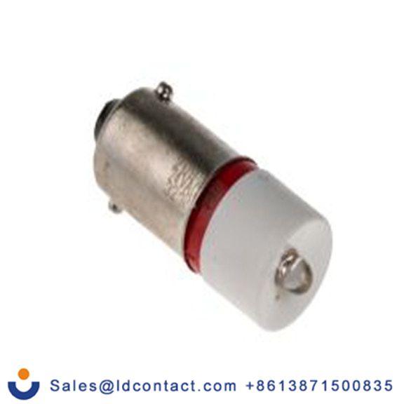 RS PRO 209-478  指示灯, 单芯片, 红色, BA9灯座, Φ10 mm, 24 mm长, 630 nm长, 24 V ac/dc