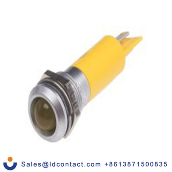 RS PRO 209-585  黄色 面板安装指示器, 230 V ac, 凸型边框, 银色边框, IP40