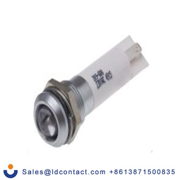 RS PRO 209-608  白色 面板安装指示器, 230 V ac, 凸型边框, 银色边框, IP40