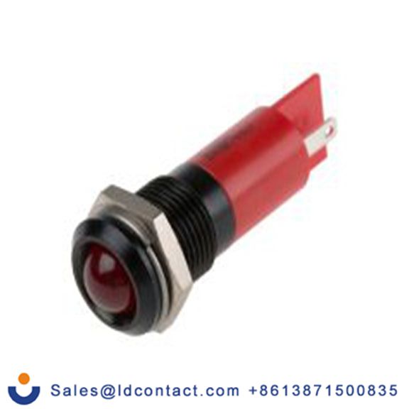 RS PRO 209-894  红色 面板安装指示器, 24 V dc 焊接片端接, 凸型边框