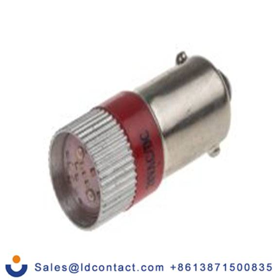 RS PRO 210-002  指示灯, 多芯片, 红色, BA9灯座, Φ10 mm, 28 mm长, 630 nm长, 28 V dc