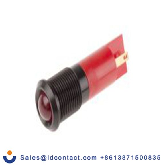 RS PRO 210-175  红色 面板安装指示器, 110 V ac 焊接片端接, 凸型边框, IP40