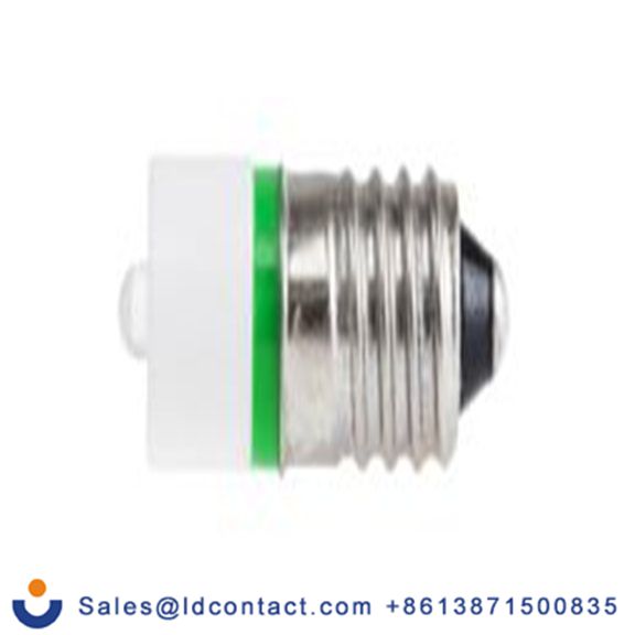 RS PRO 210-311  指示灯, 单芯片, 绿色, E10灯座, Φ10 mm, 25.25 mm长, 525 nm长, 230 V ac