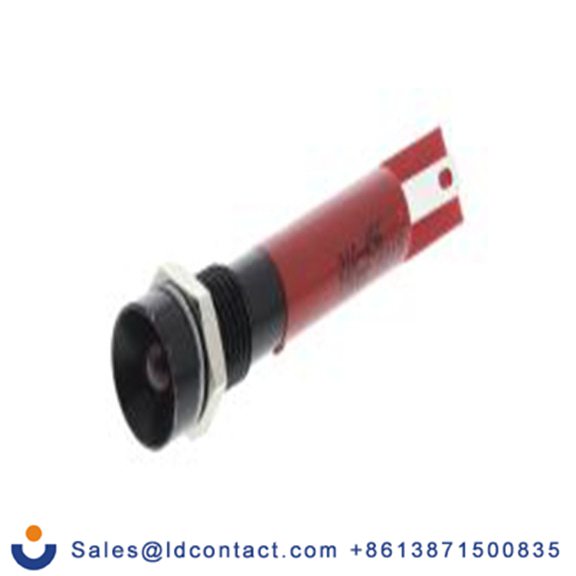 RS PRO 210-456  红色 面板安装指示器, 12 V dc 焊接片端接, 凹入式边框