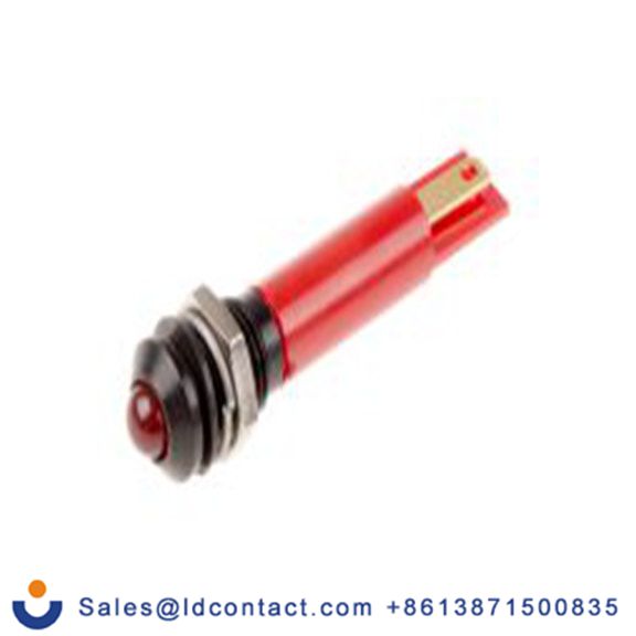 RS PRO 210-507  红色 面板安装指示器, 110 V ac 焊接片端接, 凸型边框