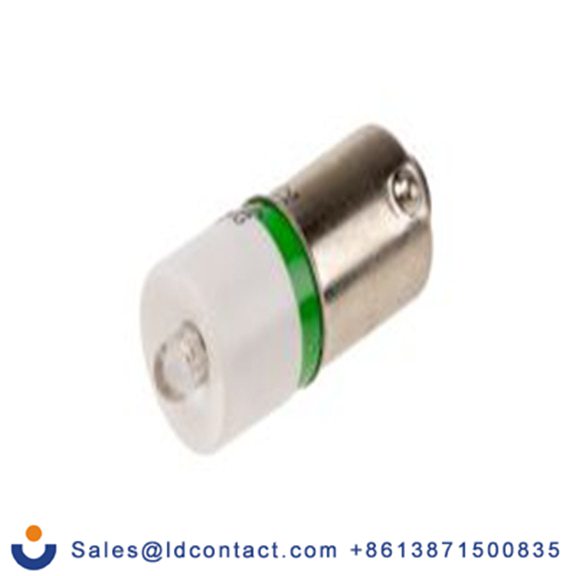 RS PRO 210-642  指示灯, 单芯片, 绿色, BA9灯座, Φ10 mm, 24 mm长, 525 nm长, 48 V ac/dc