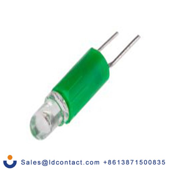 RS PRO 210-822  指示灯, 单芯片, 绿色, Φ4.25 mm, 17 mm长, 525 nm长, 24 V ac/dc