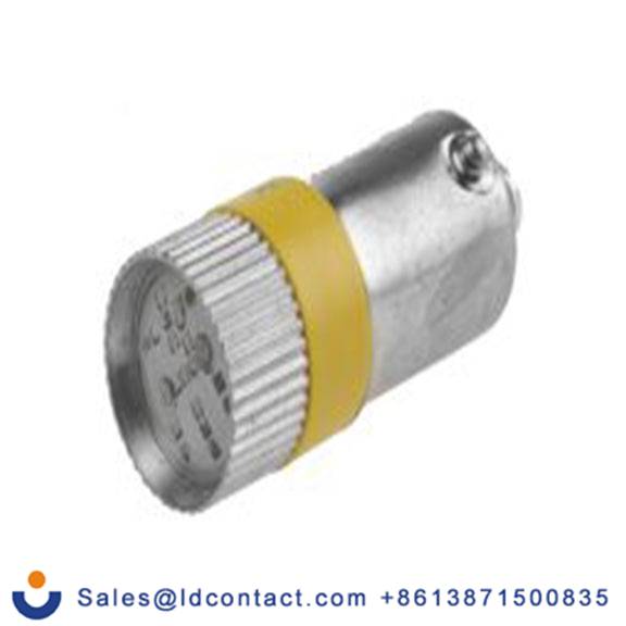 RS PRO 211-033  指示灯, 多芯片, 黄色, BA9灯座, Φ10 mm, 28 mm长, 585 nm长