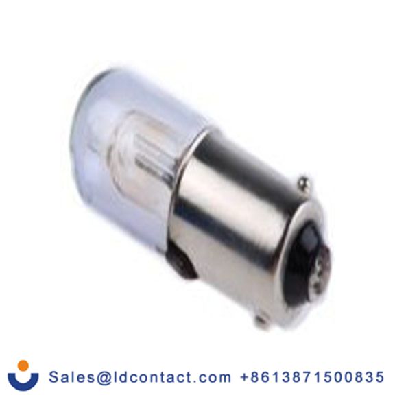 RS PRO 211-178  指示灯, 红色, BA9灯座, Φ10 mm, 28 mm长, 220/250 V dc