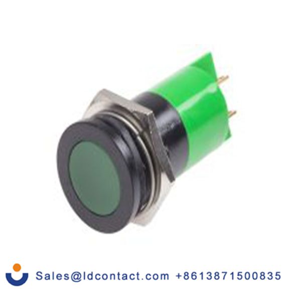 RS PRO 211-673  绿色 面板安装指示器, 24 V ac/dc 焊接片端接, 平齐边框