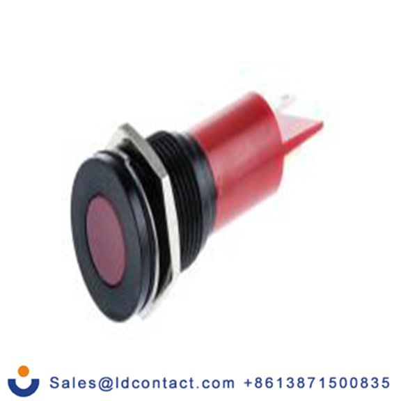 RS PRO 211-847  红色 面板安装指示器, 12 V ac/dc 焊接片端接, 平齐边框