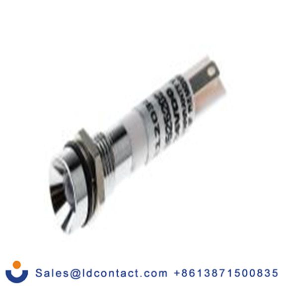 RS PRO 212-036  白色 面板安装指示器 焊接片端接, 凹入式边框, 银色边框, IP40