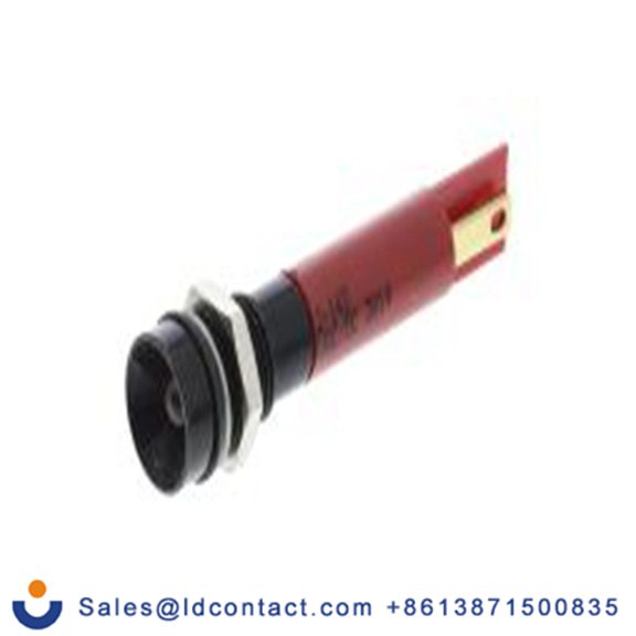 RS PRO 212-143  红色 面板安装指示器, 24 V dc 焊接片端接, 凹入式边框, IP40