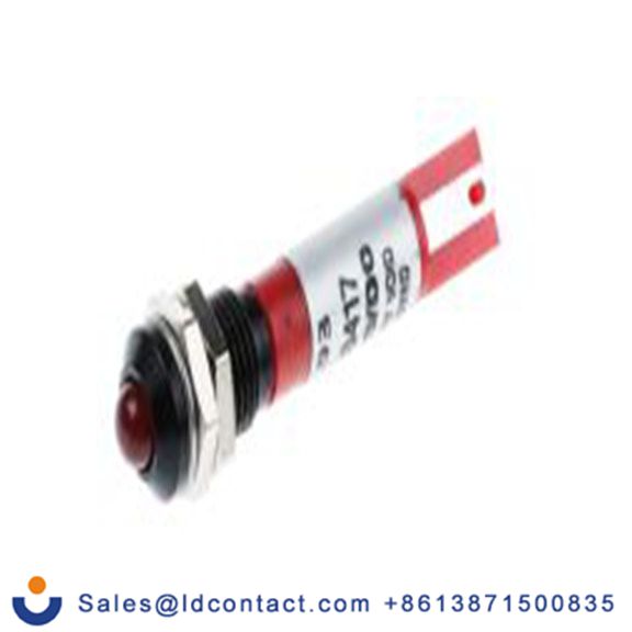 RS PRO 212-193  红色 面板安装指示器, 24 V dc 焊接片端接, 凸型边框, IP40