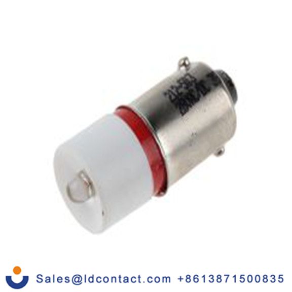 RS PRO 212-503  指示灯, 单芯片, 红色, BA9灯座, Φ10 mm, 24 mm长, 630 nm长, 28 V dc