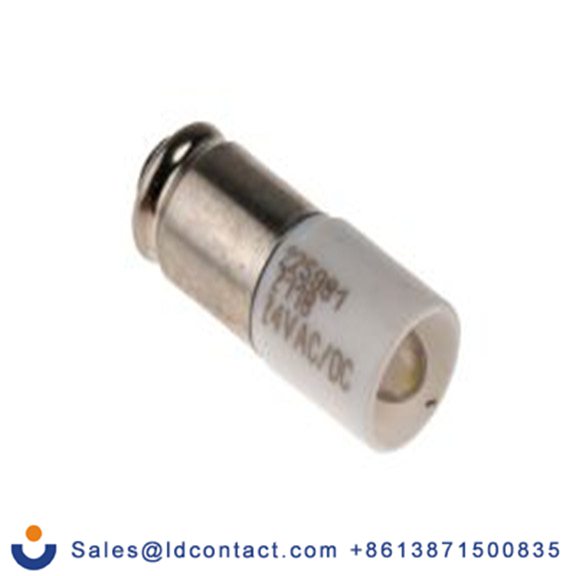 RS PRO 225-981  指示灯, 单芯片, 白色, 小型槽灯座, Φ6 mm, 16 mm长, 24 V ac/dc