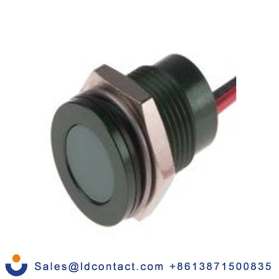 RS PRO 111-6576  绿色 面板安装指示器, 220 V ac 导线端接, 平齐边框, 绿色边框, IP40