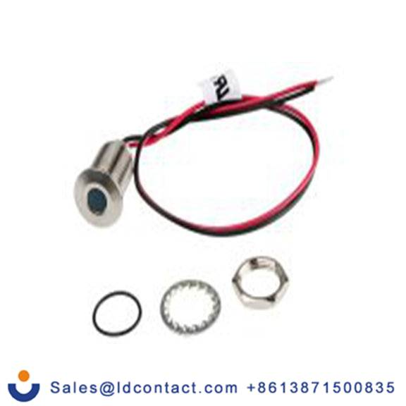 RS PRO 139-3360  蓝色 面板安装指示器, 21.6 V dc, 26.4 V dc 导线端接, 平齐边框, IP40