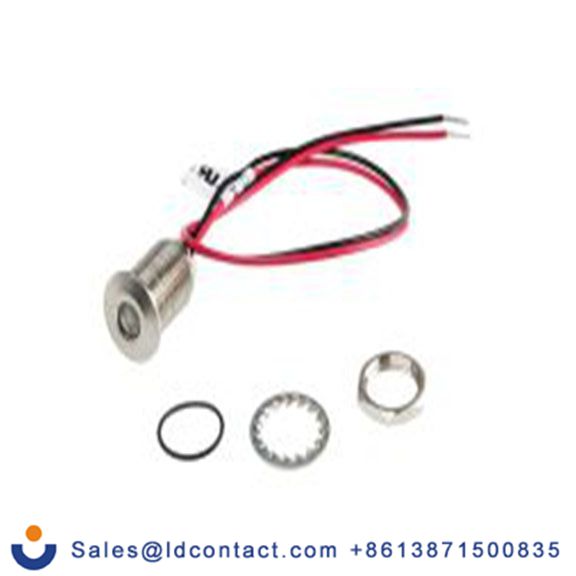 RS PRO 139-3366  红色 面板安装指示器, 21.6 V dc, 26.4 V dc 导线端接, 平齐边框, IP40