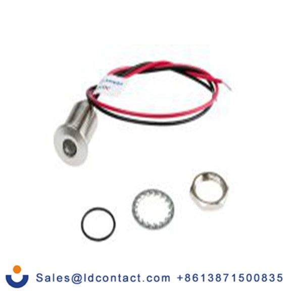 RS PRO 139-3368  绿色 面板安装指示器, 10.8 V dc, 13.2 V dc 导线端接, 平齐边框, IP40