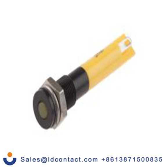 RS PRO 700-1637  黄色 面板安装指示器, 24 V dc 焊接片端接, 平齐边框, IP40
