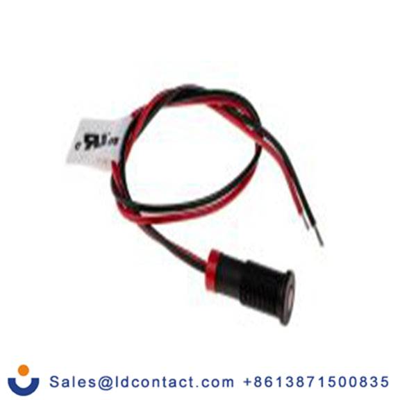 RS PRO 700-1842  红色 面板安装指示器, 2 V dc 导线端接, 平齐边框, IP40